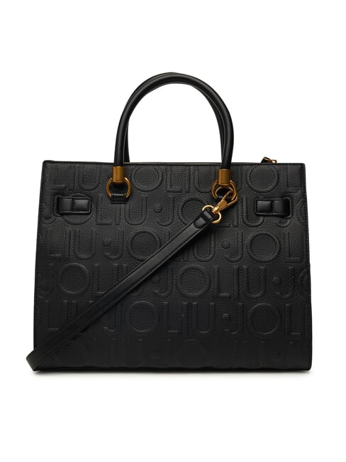 MANHATTAN Handtasche mit Schulterriemen SCHWARZ - Damentaschen