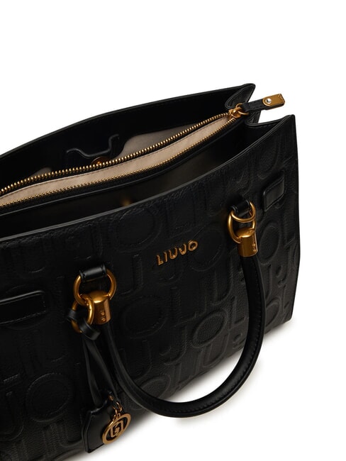 MANHATTAN Handtasche mit Schulterriemen SCHWARZ - Damentaschen