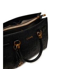 LIUJO MANHATTAN Handtasche mit Schulterriemen SCHWARZ - Damentaschen - 6