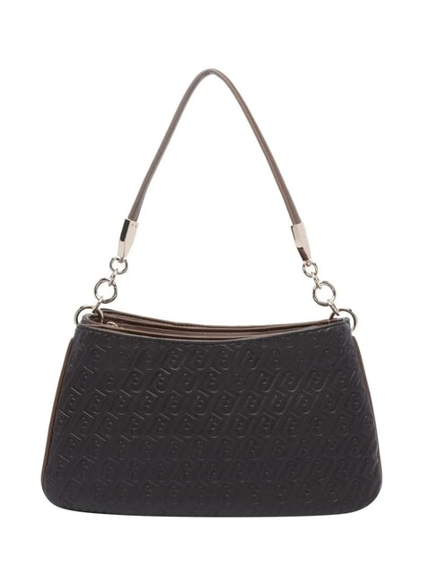 EMATITE Schultertasche mit Schultergurt dunkelbraun - Damentaschen