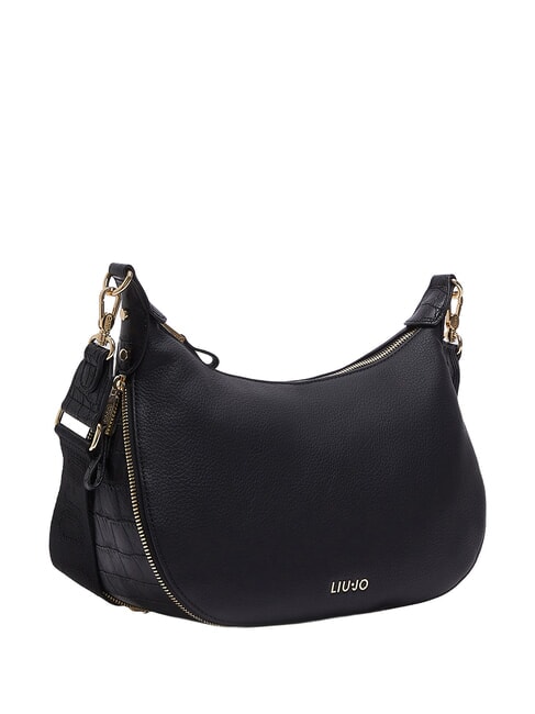 KALISKA Schultertasche / Umh&auml;ngetasche SCHWARZ - Damentaschen