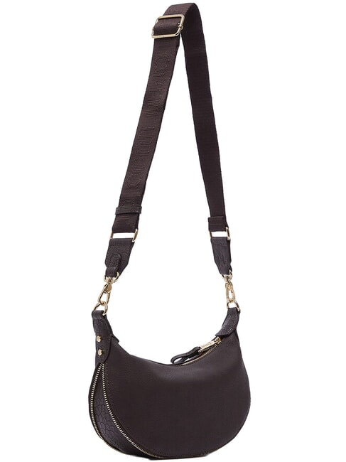 KALISKA Schultertasche / Umh&auml;ngetasche dunkelbraun - Damentaschen