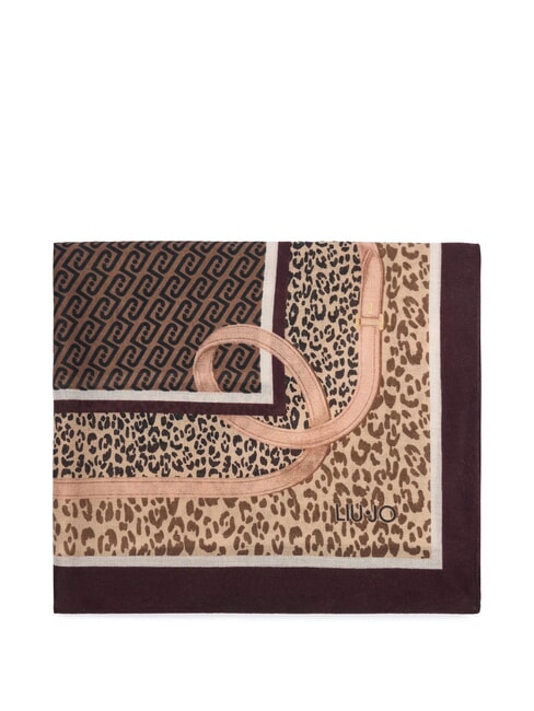 ANIMALIER Schal rote Aubergine - Schals