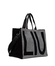 LIUJO ANIMALIER Handtasche mit Schulterriemen SCHWARZ - Damentaschen - 2