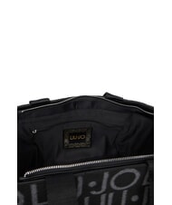 LIUJO ANIMALIER Handtasche mit Schulterriemen SCHWARZ - Damentaschen - 5