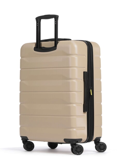 AIR ARMOUR Mittlerer Spinner Trolley, erweiterbar Elfenbein - Harte Trolleys