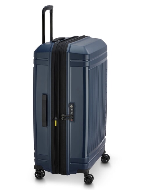 LUTECE SE Gro&szlig;er, erweiterbarer Trolley Blau - Harte Trolleys
