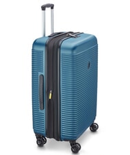 DELSEY FREESTYLE Mittlerer Trolley, ausziehbar Blau - Harte Trolleys - 5