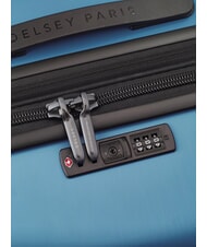 DELSEY FREESTYLE Gro&szlig;er, erweiterbarer Trolley Blau - Harte Trolleys - 5