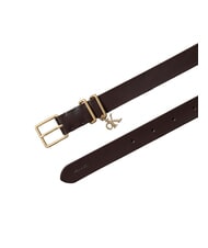 CALVIN KLEIN MONOGRAM Lederg&uuml;rtel k&ouml;stliches/ antikes helles Gold - G&uuml;rtel - 2