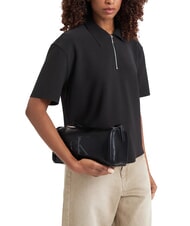 CALVIN KLEIN BOLD CK Handtasche mit Schulterriemen auf Schwarz - Damentaschen - 2