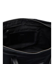 CALVIN KLEIN TOTE Einkaufstasche aus recyceltem Stoff auf Schwarz - Damentaschen - 4