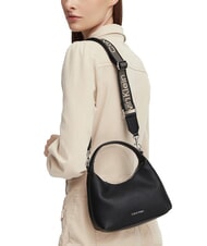CALVIN KLEIN WEBBING Mini-Handtasche mit Schulterriemen auf Schwarz - Damentaschen - 2