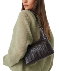 CALVIN KLEIN EMBLEM AOP Schultertasche / Umh&auml;ngetasche k&ouml;stliches/antikes Silber - Damentaschen - 2
