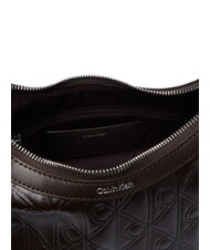 CALVIN KLEIN EMBLEM AOP Schultertasche / Umh&auml;ngetasche k&ouml;stliches/antikes Silber - Damentaschen - 4
