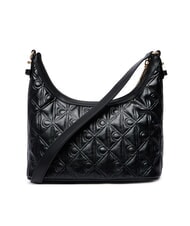 CALVIN KLEIN EMBLEM AOP Schultertasche / Umh&auml;ngetasche auf Schwarz - Damentaschen - 3
