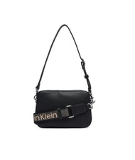 CALVIN KLEIN WEBBING Mini-Schultertasche mit Schultergurt auf Schwarz - Damentaschen - 3