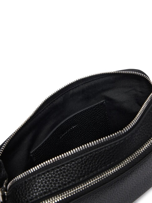 WEBBING Mini-Schultertasche mit Schultergurt auf Schwarz - Damentaschen