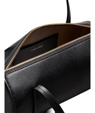 CALVIN KLEIN FOIL LOGO Mini-Handtasche mit Schulterriemen schwarz/ger&ouml;stete Kokosnuss - Damentaschen - 4