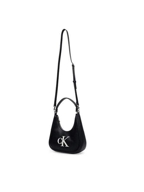 BOLD CK Schultertasche mit Schultergurt Schwarz/Wei&szlig; - Damentaschen