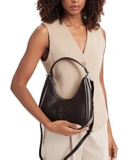 CALVIN KLEIN BOLD CK Schultertasche mit Schultergurt k&ouml;stliches/antikes Silber - Damentaschen - 2