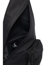 CALVIN KLEIN BOLD Tasche aus recyceltem Stoff auf Schwarz - Umh&auml;ngetaschen Herren - 4