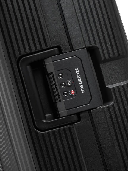 SECURITECH STONE Handgep&auml;cktrolley Schwarz - Handgep&auml;ck