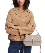 FURLA FLOW M M Lederhandtasche Leinen - Damentaschen - 2