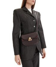 FURLA SFERA Mini-Umh&auml;ngetasche aus Leder Schokolade - Damentaschen - 2