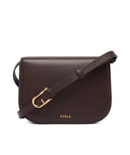 FURLA SFERA Mini-Umh&auml;ngetasche aus Leder Schokolade - Damentaschen - 3