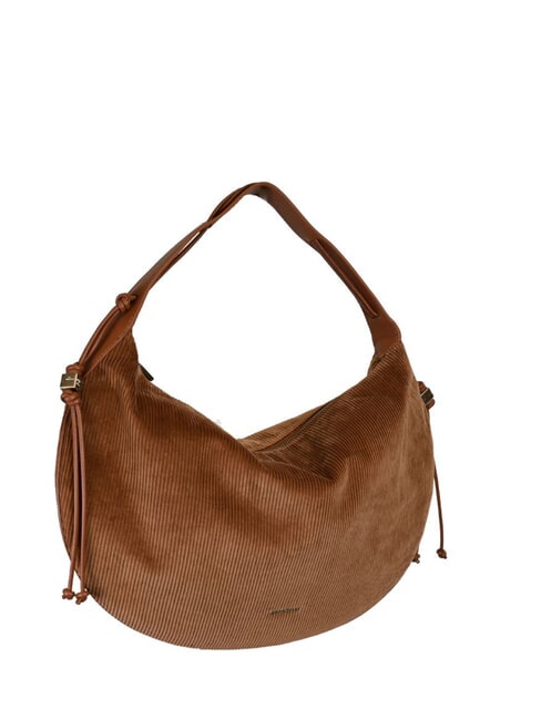 THESS CORDUROY Maxi-Schultertasche Cognac - Damentaschen