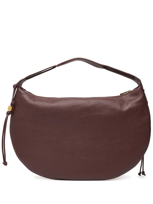 THESS Schultertasche, Leder Beere - Damentaschen
