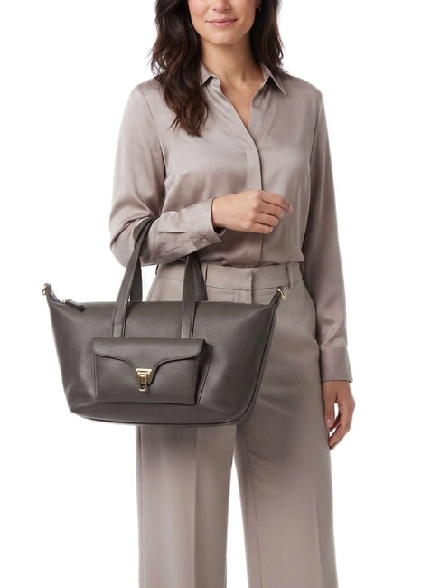 BEAT GENERATION Handtasche mit Schulterriemen Dreck - Damentaschen