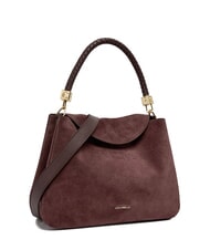 COCCINELLE TIGGY SUEDE BIM Schultertasche mit Schultergurt Beere - Damentaschen - 3