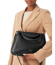 COCCINELLE TIGGY Schultertasche mit Schultergurt Schwarz - Damentaschen - 2