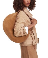 COCCINELLE THESS SUEDE BIM Maxi-Schultertasche aus Leder Cognac - Damentaschen - 2