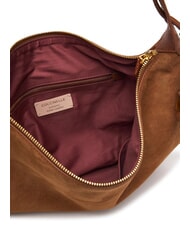 COCCINELLE THESS SUEDE BIM Maxi-Schultertasche aus Leder Cognac - Damentaschen - 4