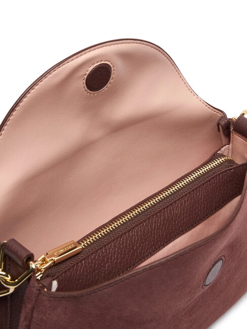 TIGGY SUEDE BIM Handtasche mit Schulterriemen Beere - Damentaschen