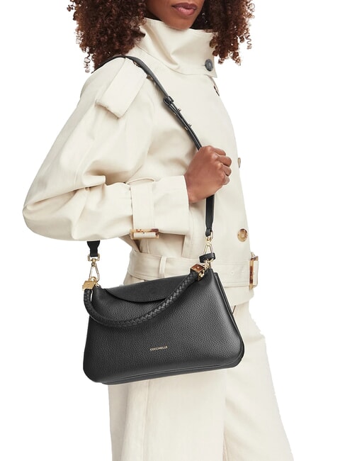 TIGGY Handtasche mit Schulterriemen Schwarz - Damentaschen