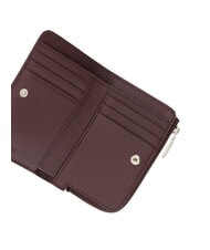 COCCINELLE METALLIC SOFT Kleine Geldb&ouml;rse aus Leder Beere - Brieftaschen Damen - 2