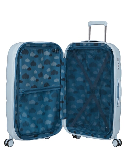 DREAMI Gro&szlig;er, erweiterbarer Trolley blauer Traum - Harte Trolleys