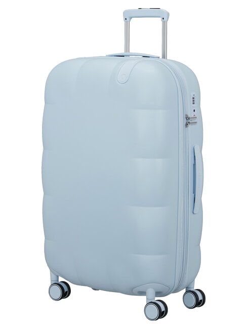 DREAMI Gro&szlig;er, erweiterbarer Trolley blauer Traum - Harte Trolleys