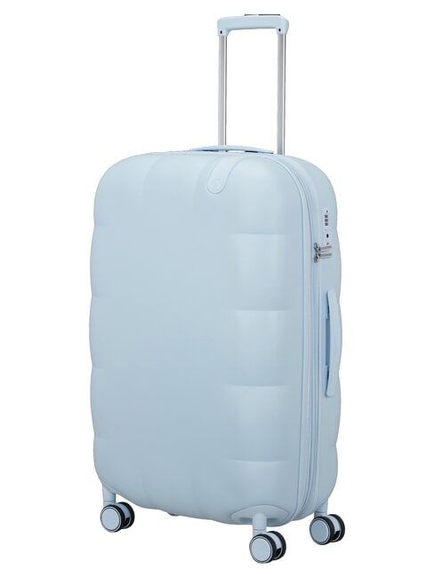 DREAMI Gro&szlig;er, erweiterbarer Trolley blauer Traum - Harte Trolleys