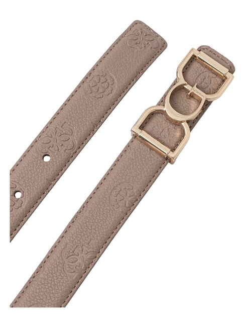 ANISE G&uuml;rtel Logo in dunklem Taupe - G&uuml;rtel