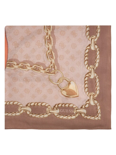 BASIC Bedruckter Schal Taupe - Schals