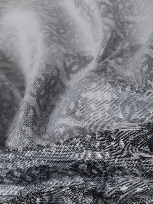 JACQUARD Schal SCHWARZ - Schals