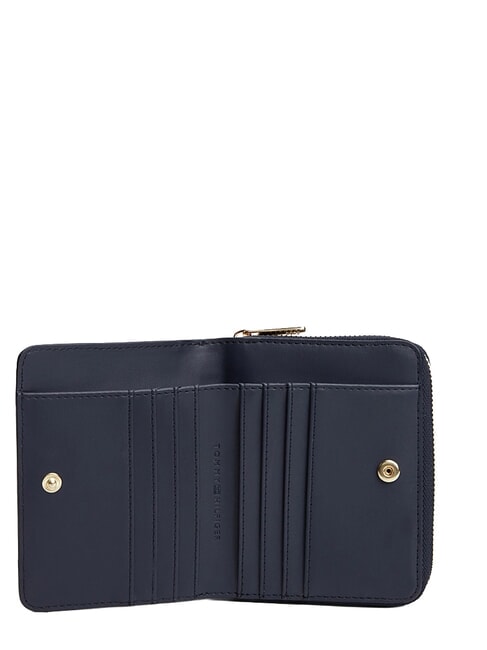 TH ICON Mittelgro&szlig;e Geldb&ouml;rse, genarbt Raum blau - Brieftaschen Damen