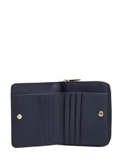 TOMMY HILFIGER TH ICON Mittelgro&szlig;e Geldb&ouml;rse, genarbt Raum blau - Brieftaschen Damen - 3