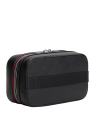 TOMMY HILFIGER TH CENTRAL Ger&auml;ndelte Kosmetiktasche mit Logo Schwarz - Beauty-Case - 2