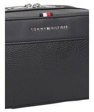 TOMMY HILFIGER TH CENTRAL Ger&auml;ndelte Kosmetiktasche mit Logo Schwarz - Beauty-Case - 4